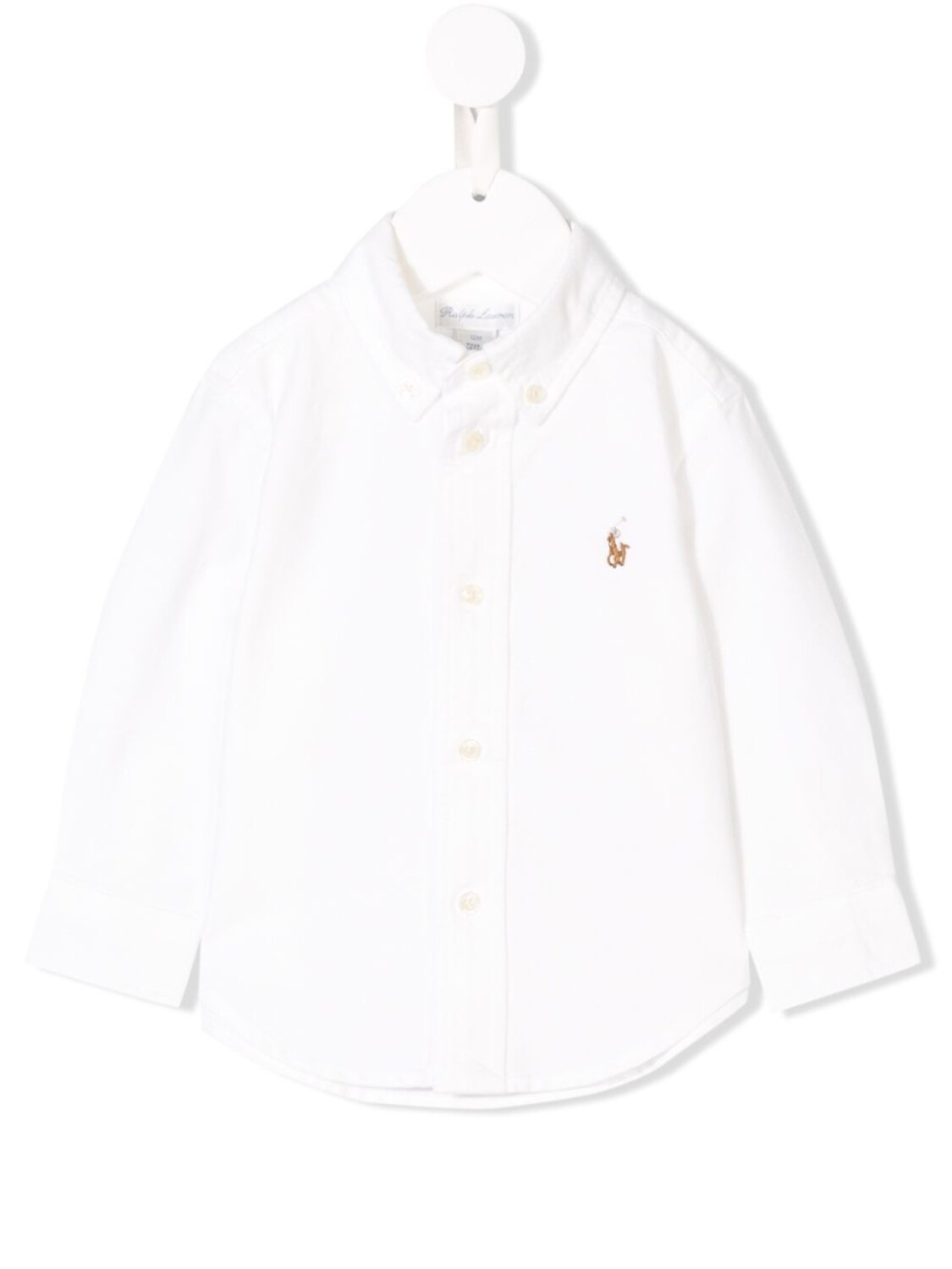 

POLO RALPH LAUREN KIDS рубашка на пуговицах, белый