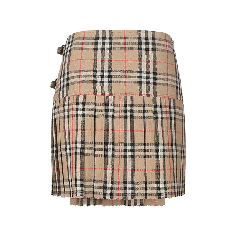 Юбка-килт Burberry, женская, бежевый — фото 2
