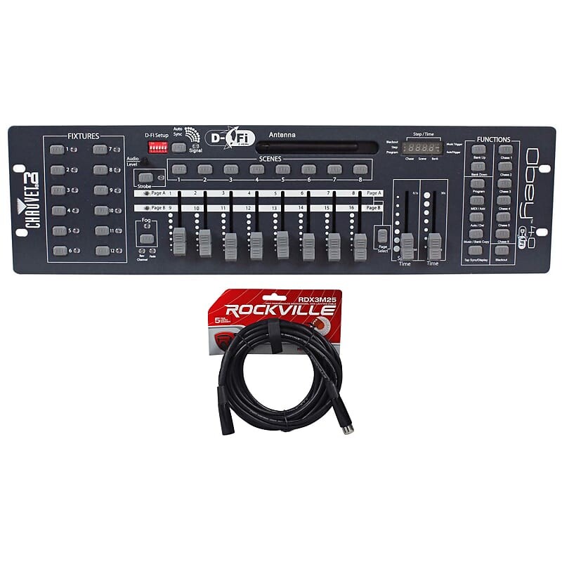 

Контроллер освещения Chauvet Obey 40 D-Fi 2.4+RDX3M25
