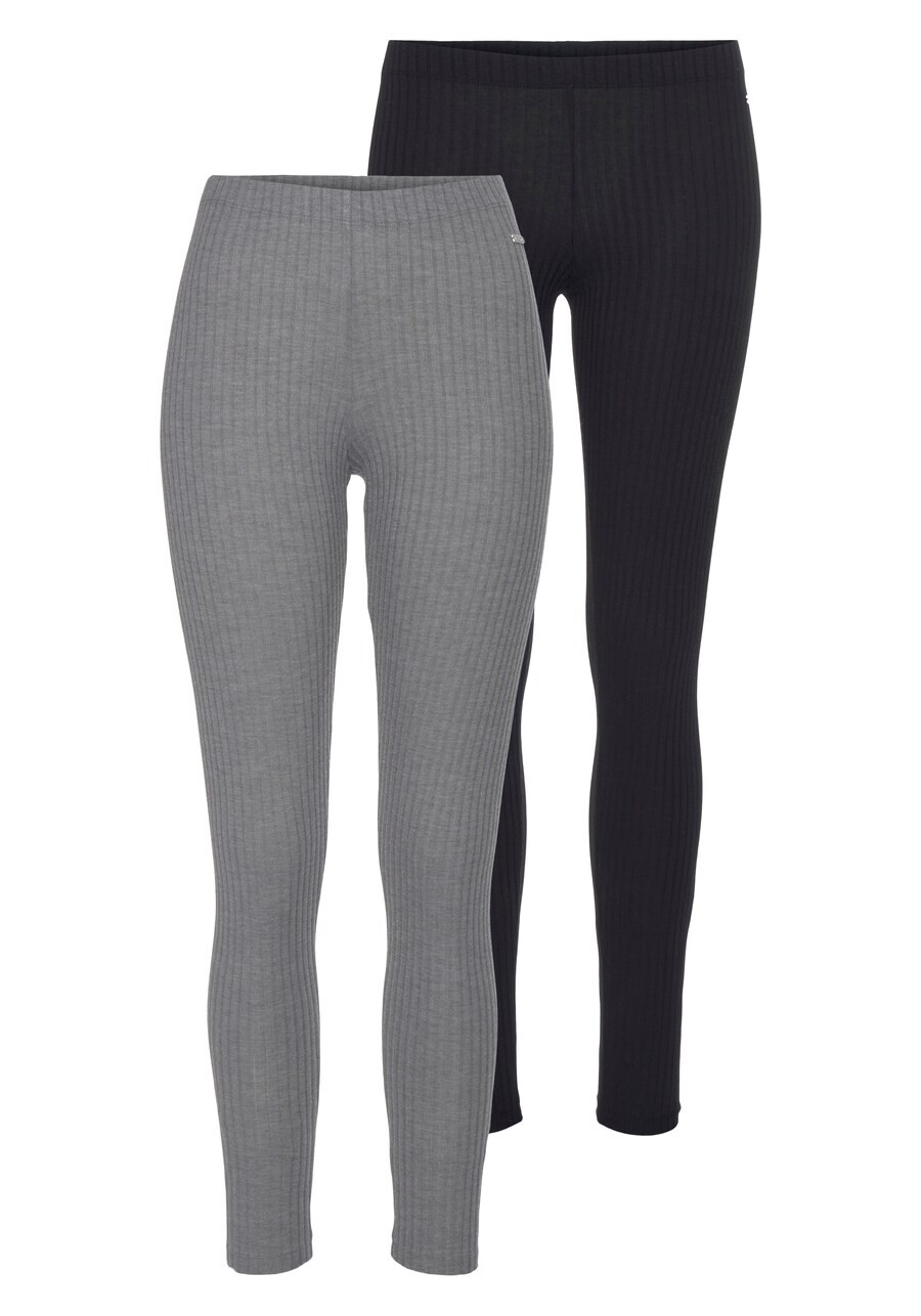 

Леггинсы VIVANCE Skinny Leggings, пятнистый серый/черный