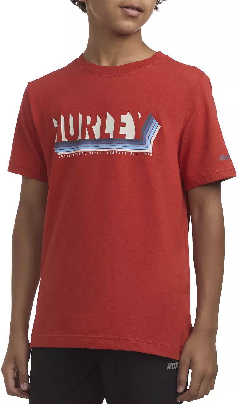 

Футболка Hurley для мальчиков Shadow Blinds, цвет Aloha Red