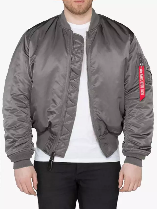 

Куртка Alpha Industries MA1 Bomber, цвет rep/grey
