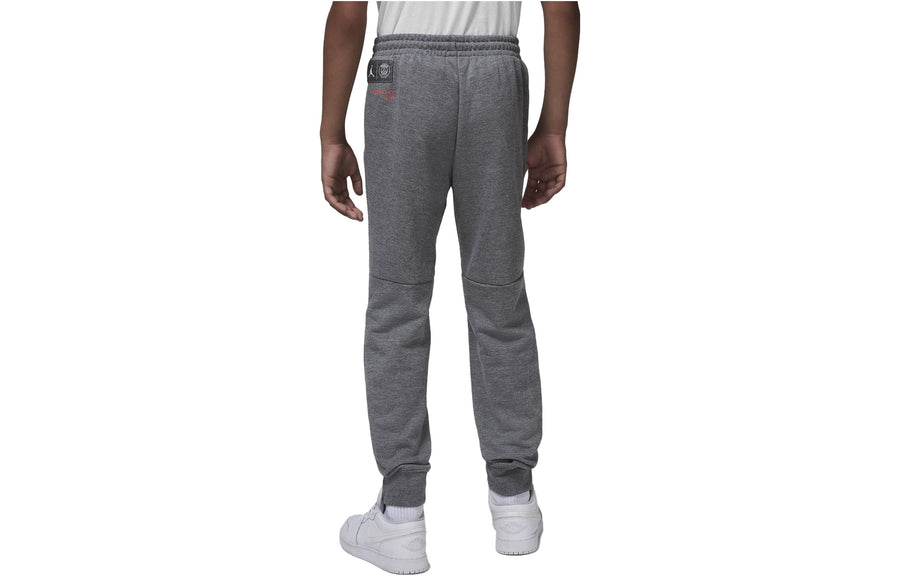 Спортивные брюки (GS) Air Jordan x Paris Saint-Germain French Terry Pants 'Dark Grey', серый — фото 3