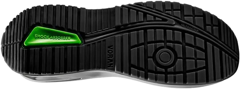 

Мужские спортивные рабочие кроссовки - комфорт на весь день - легкий носок из сплава, амортизация с возвратом энергии (Infinergy от BASF), защита от электричества и скольжения - нубук и текстиль VORAN, синий