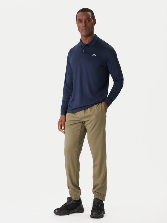 Поло regular fit DH2615 Lacoste, синий — фото 2
