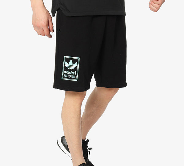 Шорты originals contrasting colors zipper shorts black Adidas, черный — фото 3