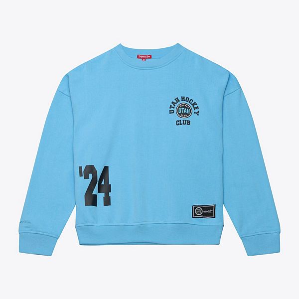 

Женский свитшот Utah Mammoth синего цвета Mitchell & Ness, Синий, Женский свитшот Utah Mammoth синего цвета Mitchell & Ness