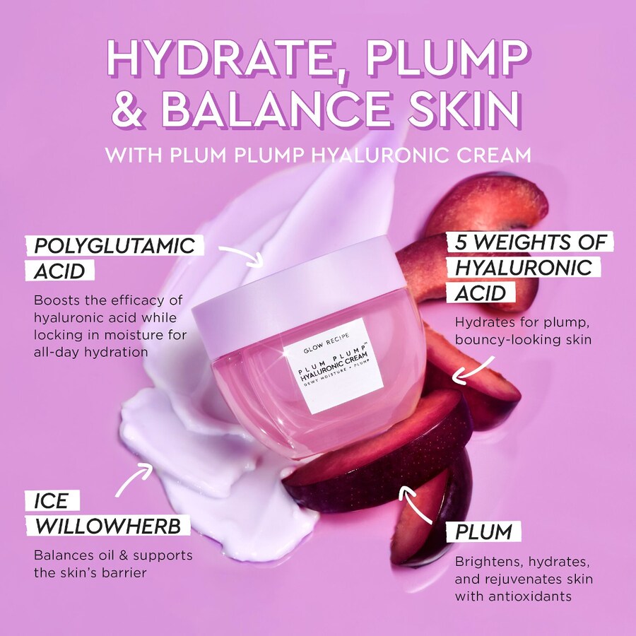 Сыворотка Glow Recipe — Увлажняющий с гиалуроновой кислотой Plum Plump, сменный блок, 50 мл — фото 4