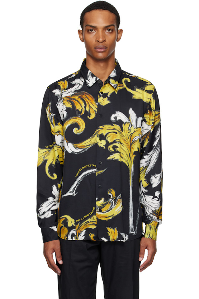 

Рубашка Outline Barocco классического кроя Versace Jeans Couture, мультиколор