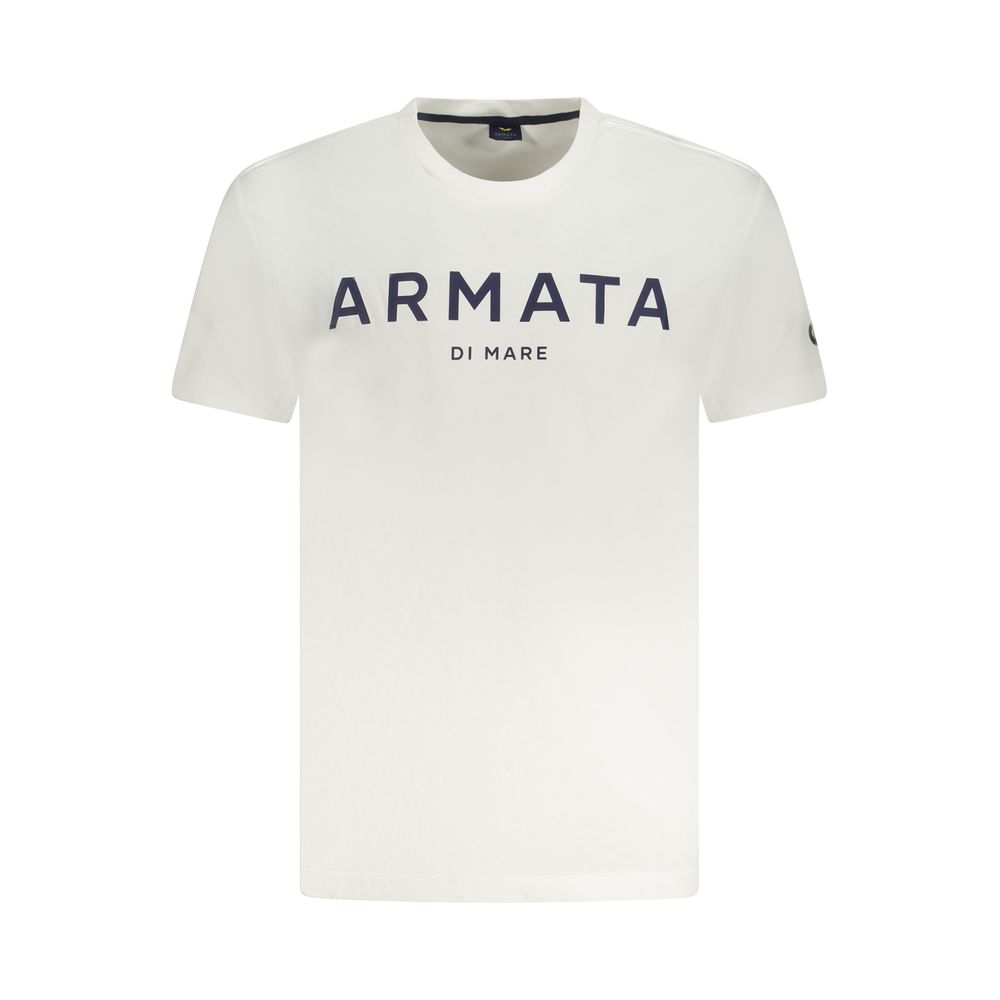 

Белая хлопковая мужская футболка Armata Di Mare, White