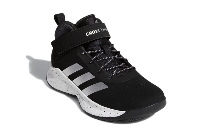 Кроссовки для баскетбола Cross Em Up 5 Kids, средние, черные Adidas — фото 3