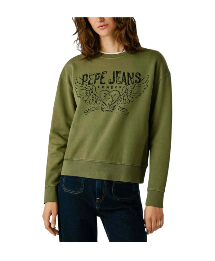 

Городская толстовка цвета хаки Pepe Jeans, зеленый