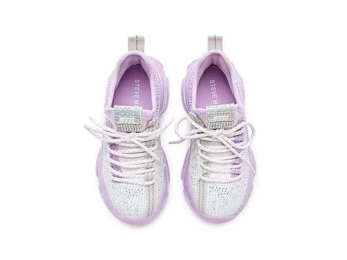 Кроссовки с блестками Mac Steve Madden Kids, Purple — фото 3