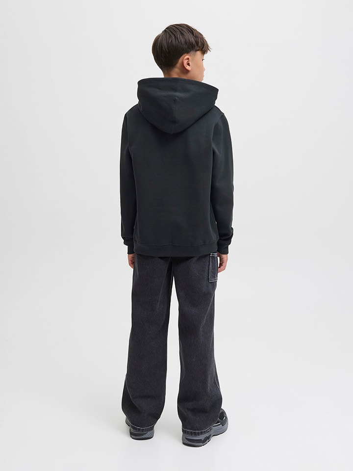 JACK & JONES Junior Худи "Inwood" черного цвета — фото 2