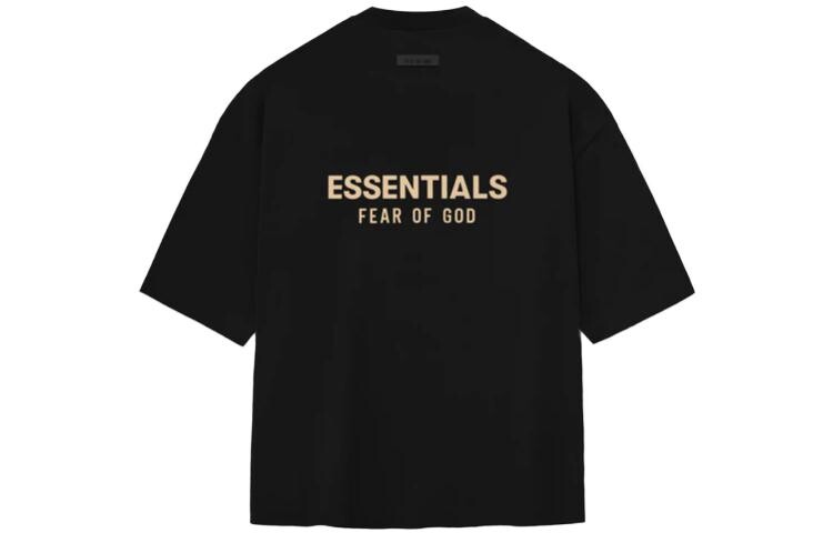 Футболка серии Cloud FW23 для мужчин, черная Fear Of God Essentials, черный — фото 2