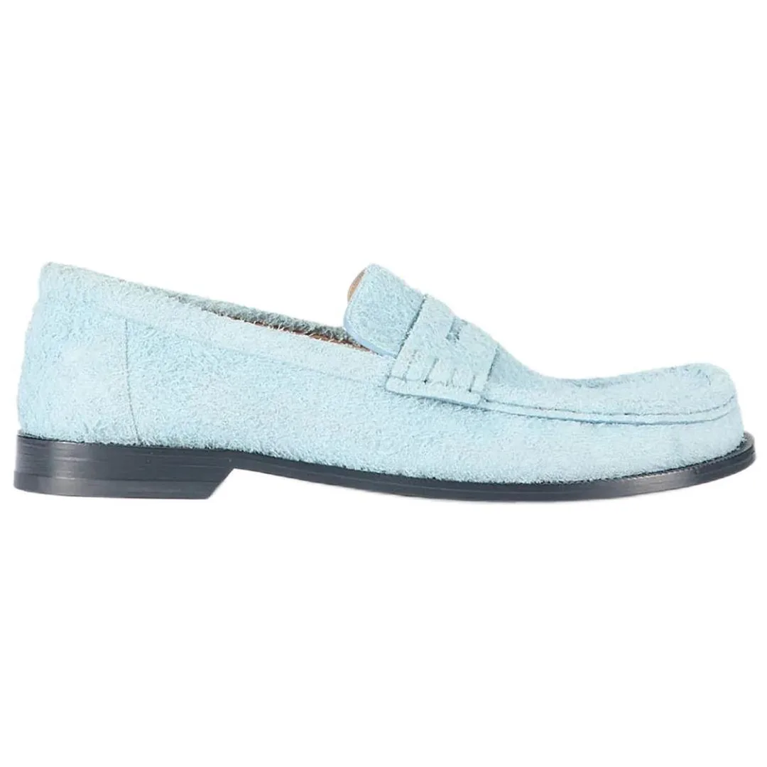 LOEWE Campo Suede Loafers мужские Blue — фото 3