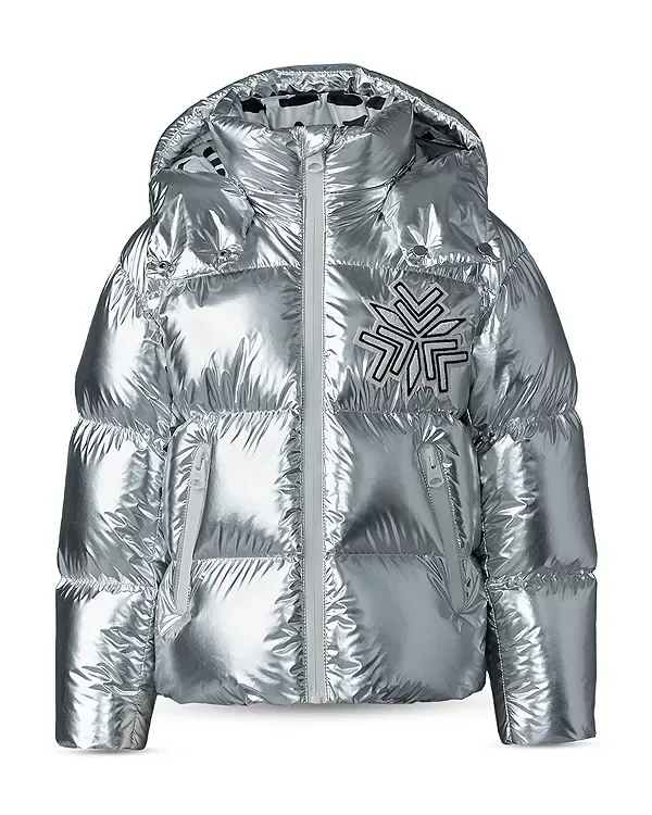 Пуховая куртка Jesse Metallic Light для детей постарше. Mackage, Silver