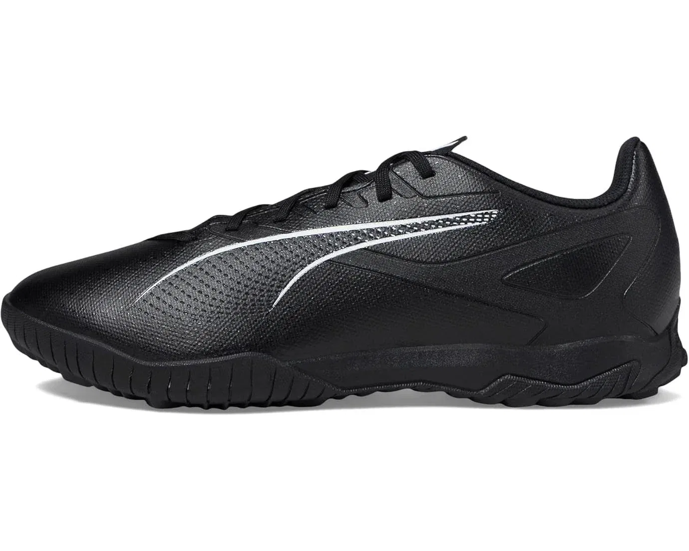 Футбольные бутсы Puma Ultra 5 Play 107905-02 s, черно-белые, низкие, для искусственного газона HTAT845 — фото 2