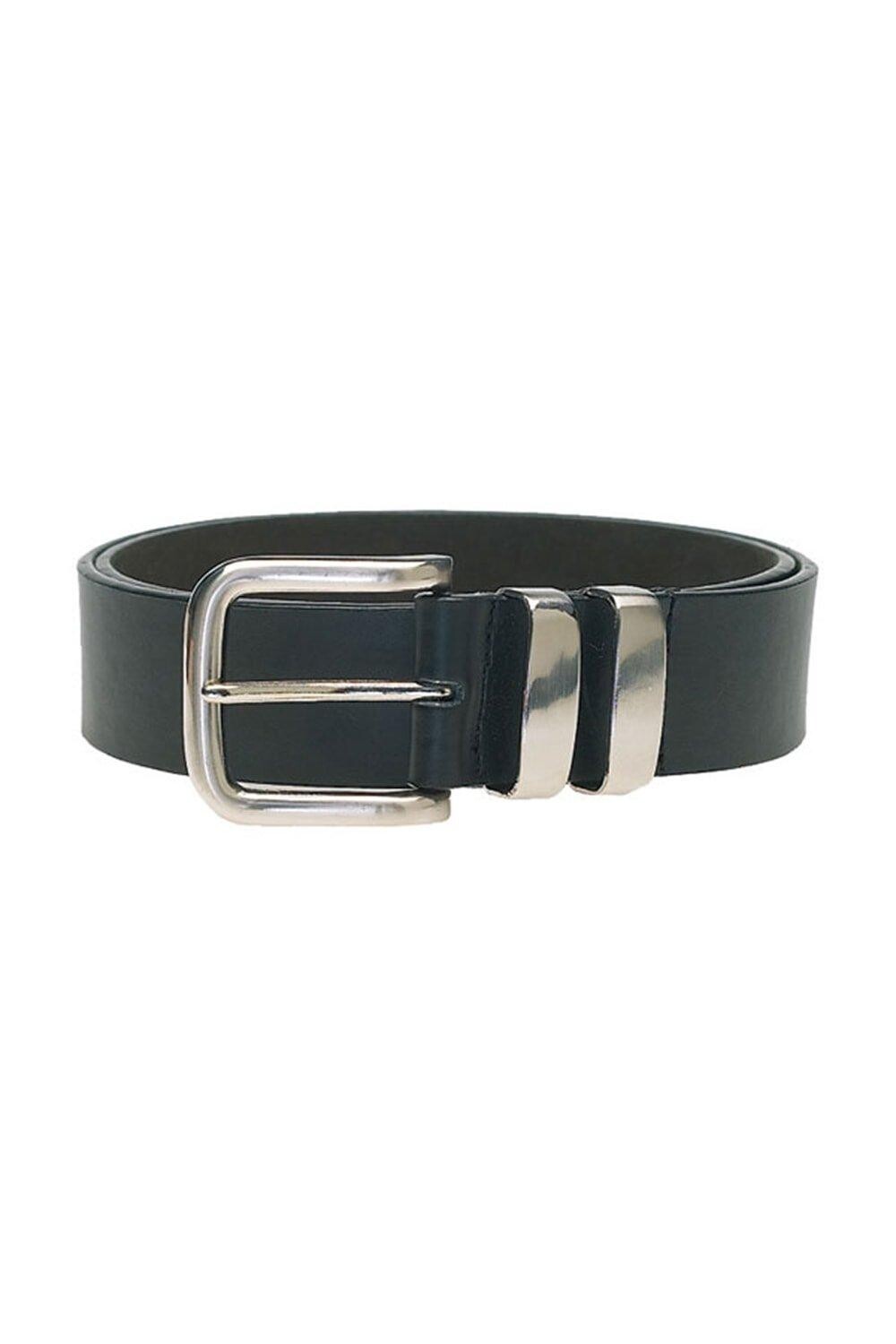 

Ремень Noah D555 с двойной металлической петлей Duke Clothing, черный