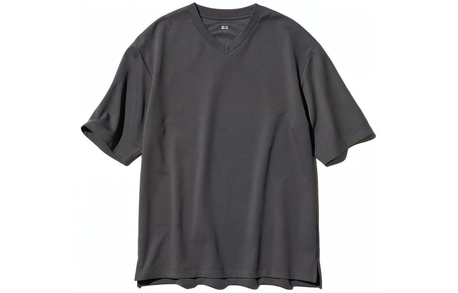 

Футболка мужская темно-серая Uniqlo, темно-серый