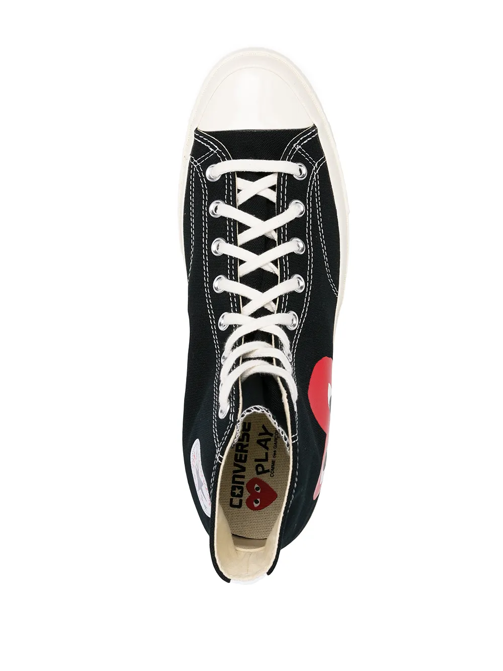 Высокие кеды Comme Des Garçons Play X Converse, черный — фото 4