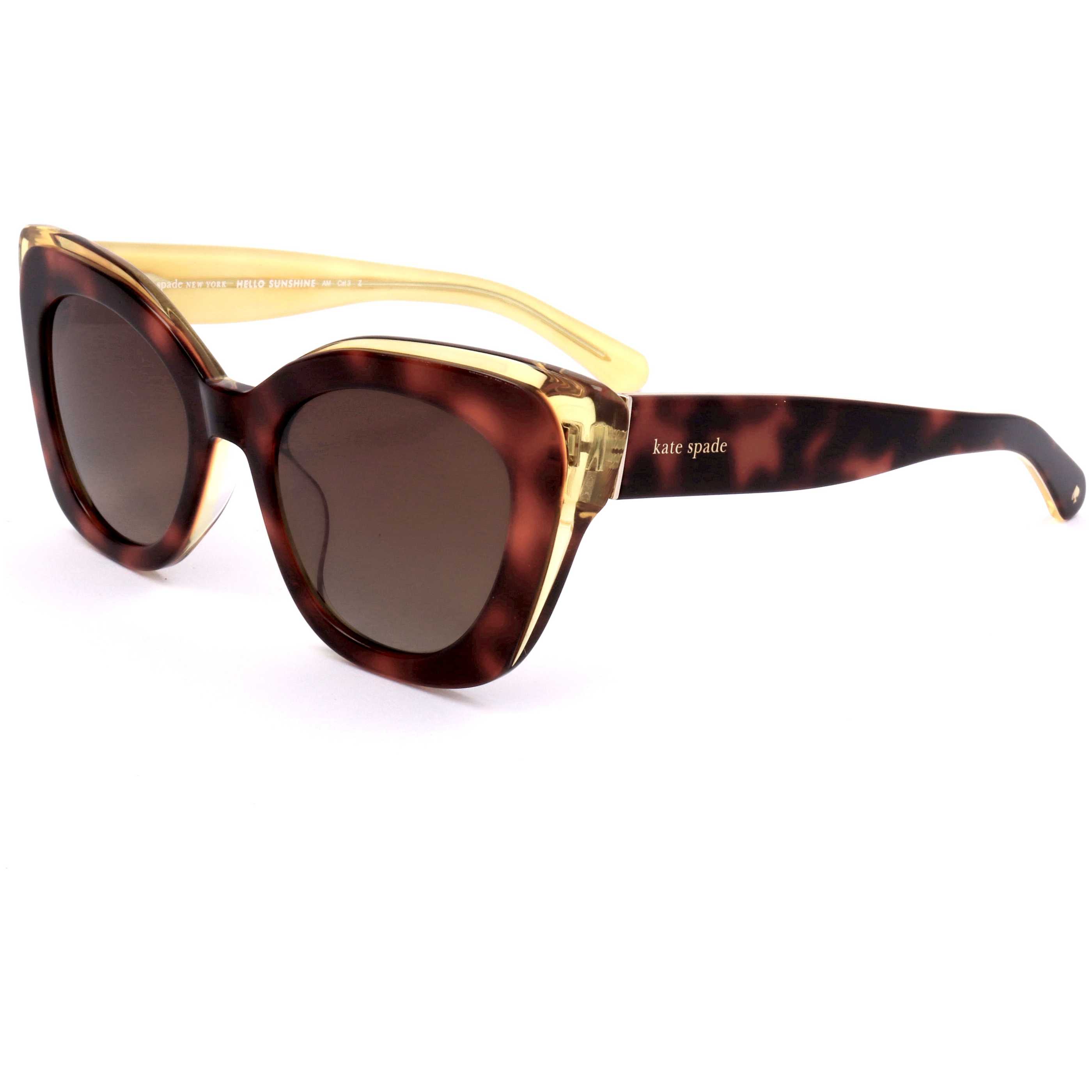 

Женские солнцезащитные очки Kate Spade 51 мм серого цвета Kate Spade, Havana