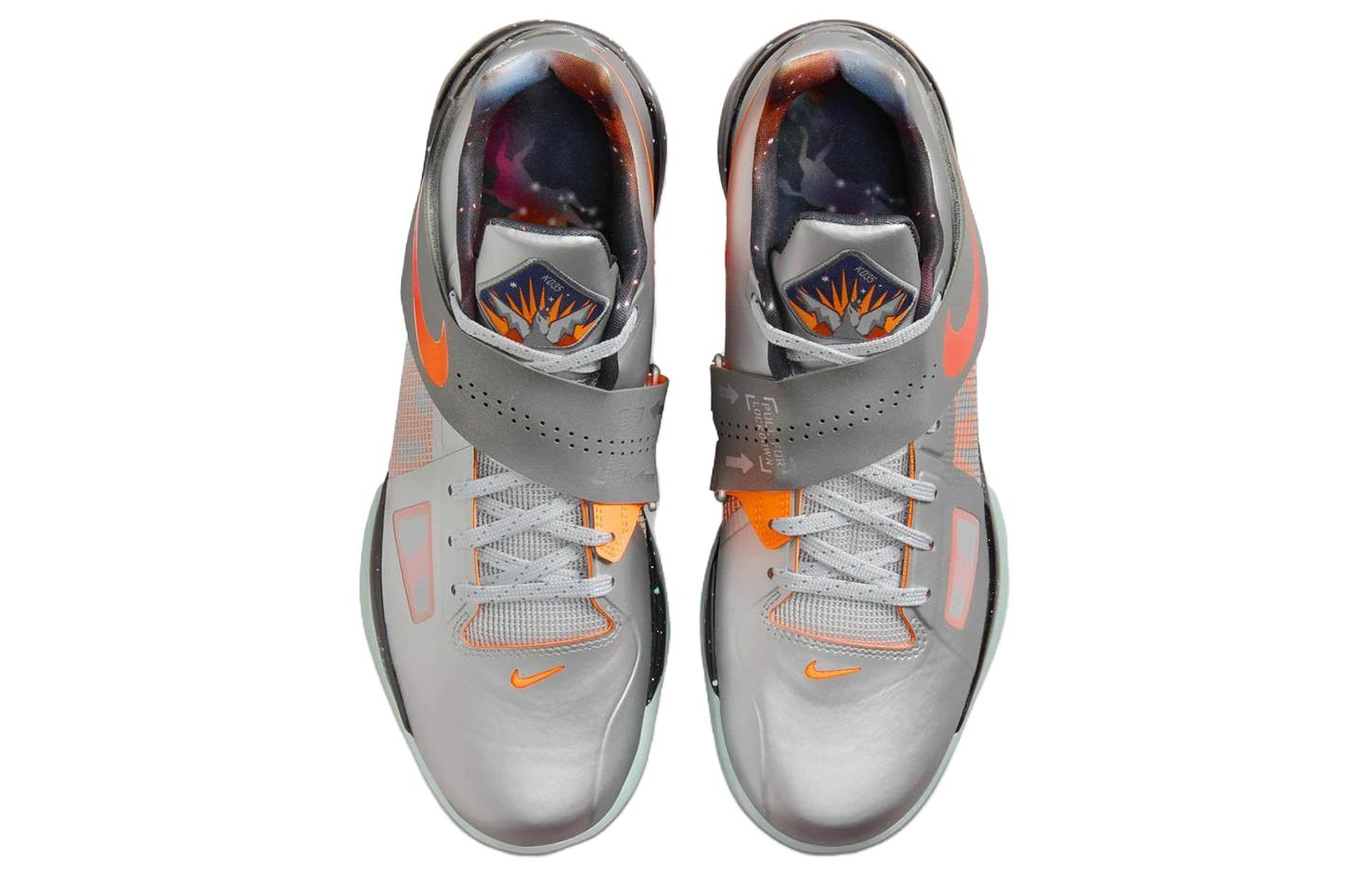 Nike KD 4 "All Star - Galaxy" 2024, чёрный серебристый — фото 4