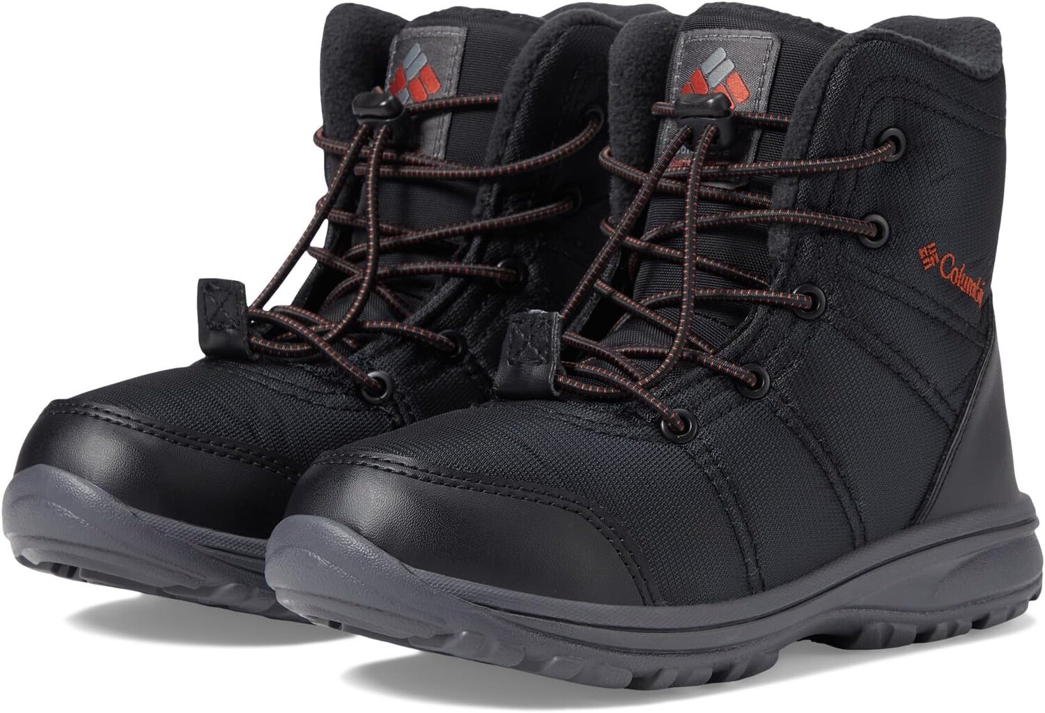 

Зимние ботинки Fairbanks Omni-Heat Columbia, цвет Black/Warp Red