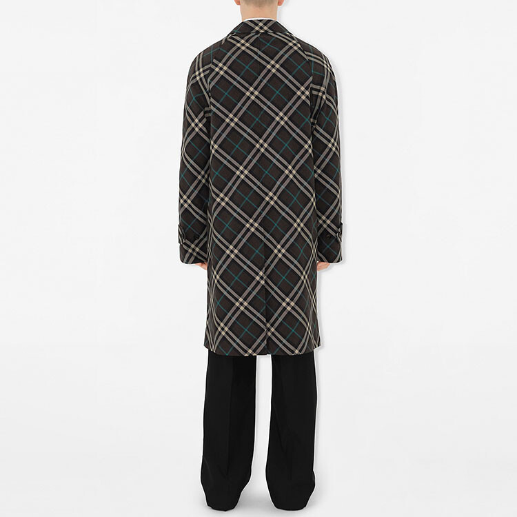 Пальто мужское Burberry Cozy коричневый — фото 3
