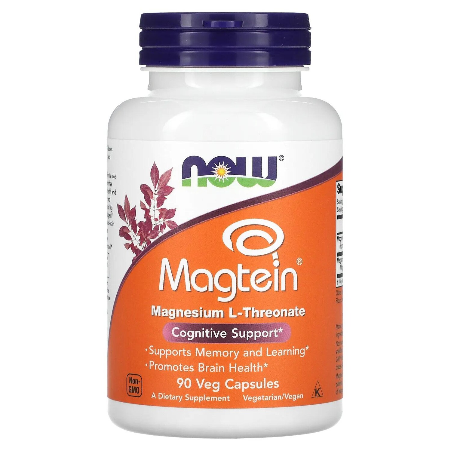 

Now Foods Magtein магния L-треонат 90 вегетарианских капсул