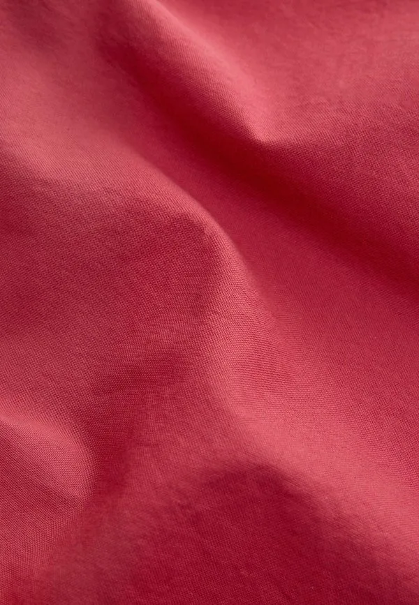 Рубашка из легкой ткани оксфорд с коротким рукавом, стандартного кроя Next, Red/Pink Embroidered — фото 4