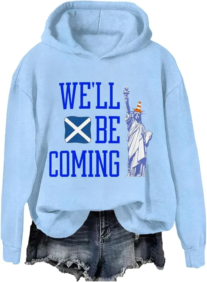 

Толстовка с принтом Scotland We'll Be Coming