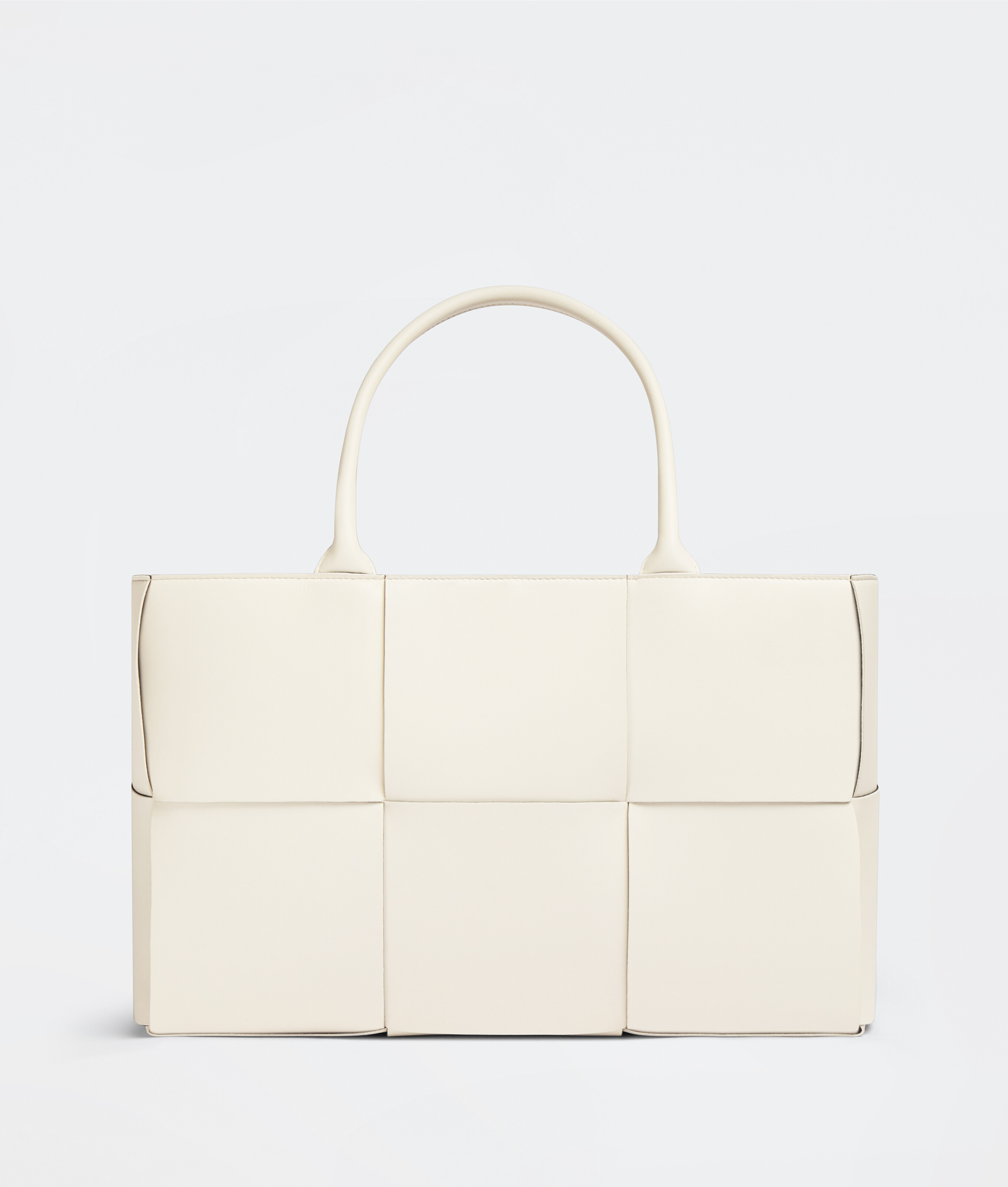 

Сумка-шоппер Bottega Veneta, белый/черный