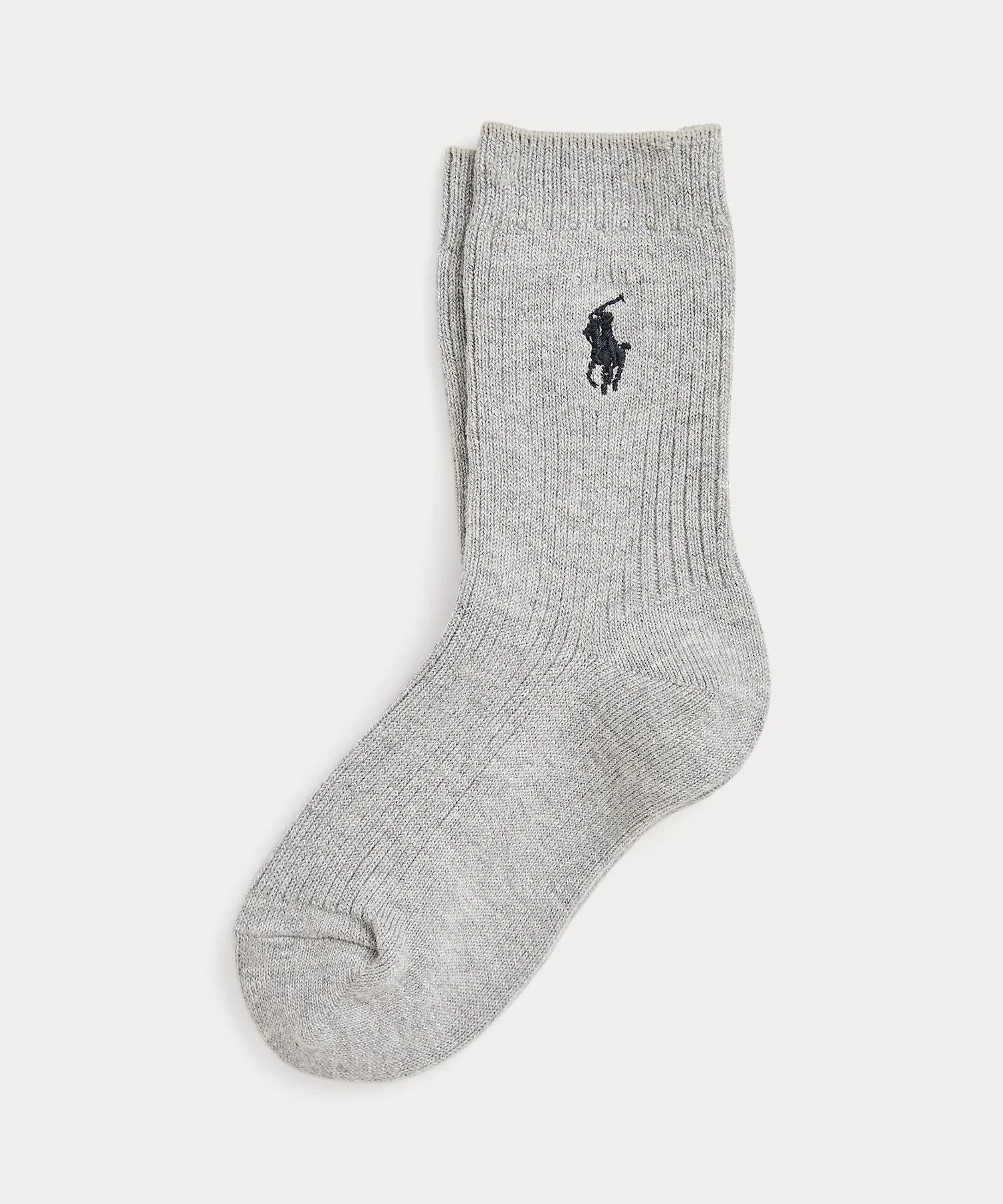 (Для мальчиков 2-4 лет) Ребристые носки до середины икры Polo Ralph Lauren, 020 Gray