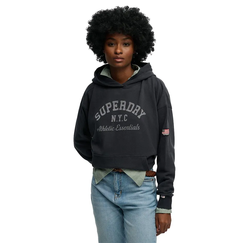 

Худи Superdry Athletic Essentials Relax, черный