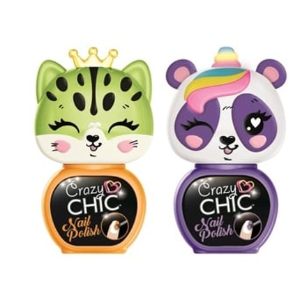 

Лак для ногтей Lovely Animals - Фиолетовый и оранжевый Crazy Chic