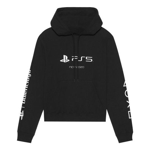 

Худи Balenciaga x PlayStation Unisex FW21 Printing Black, черный
