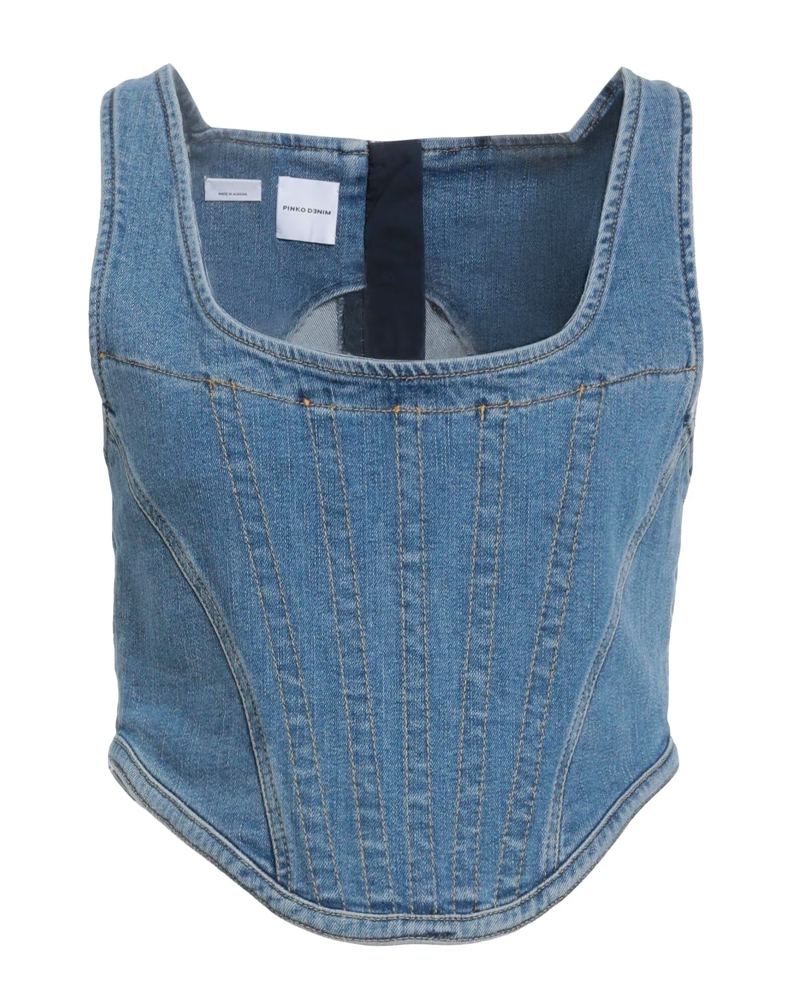 

Кроп-топ Pinko, синий