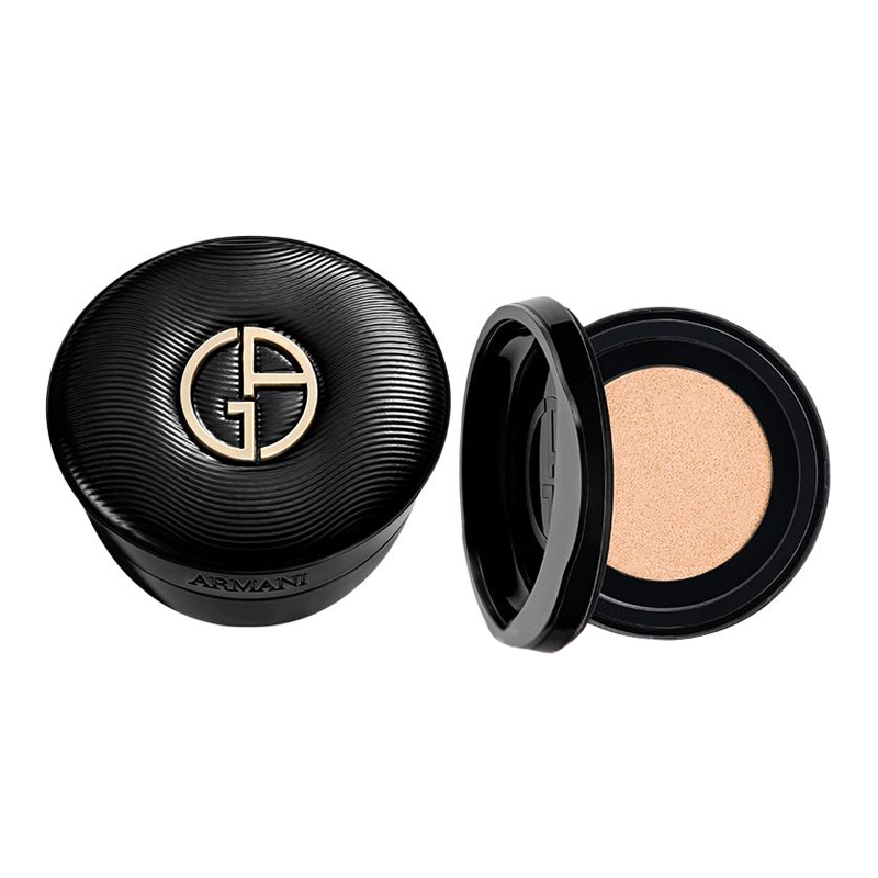 GIORGIO ARMANI AMANI Black Luxury набор сменных подушечек для воздушной подушки увлажняющий стойкий 14g+14g — фото 4