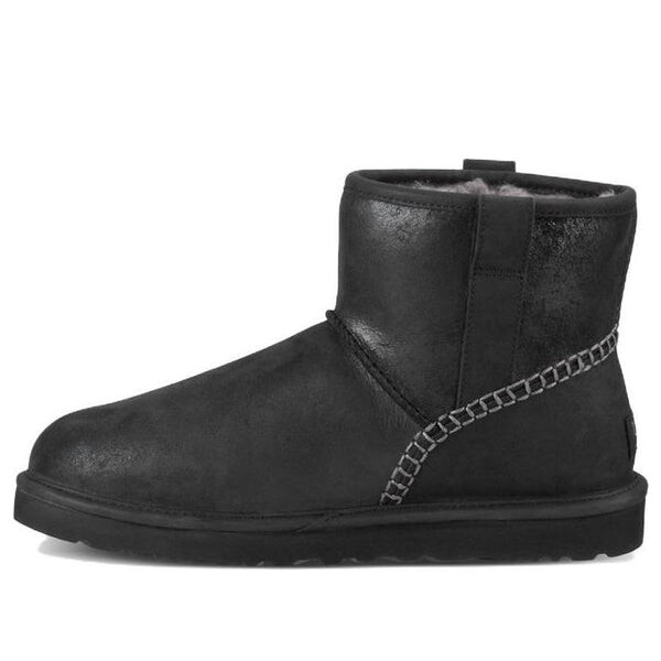 Зимние ботинки Австралия классика мини стежок Ugg, черный