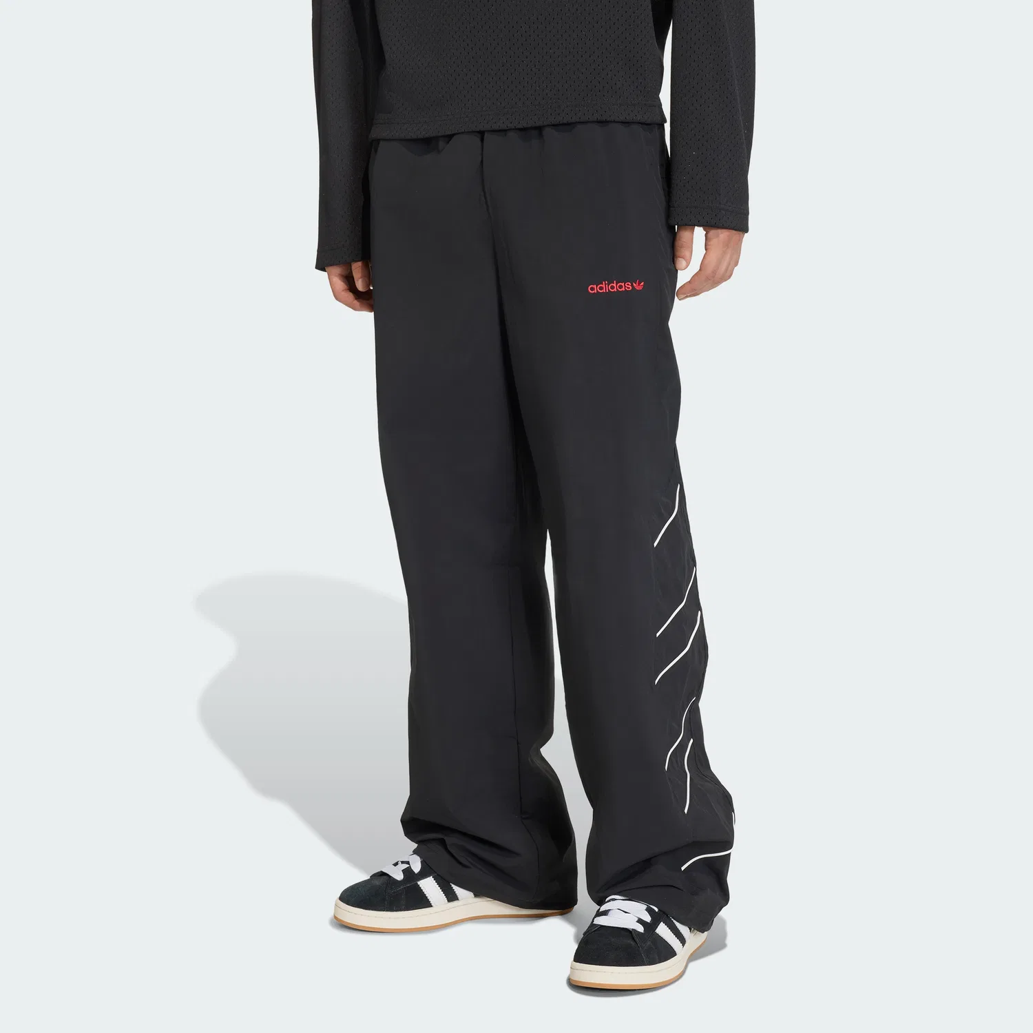 Мужские чёрные спортивные брюки Cutline от Adidas