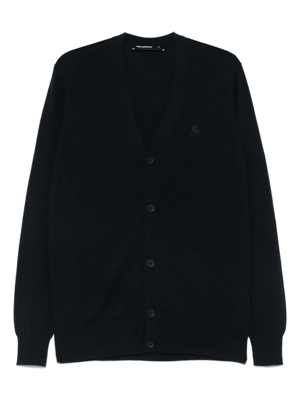 

Кардиган из шерсти мериноса Karl Lagerfeld, синий
