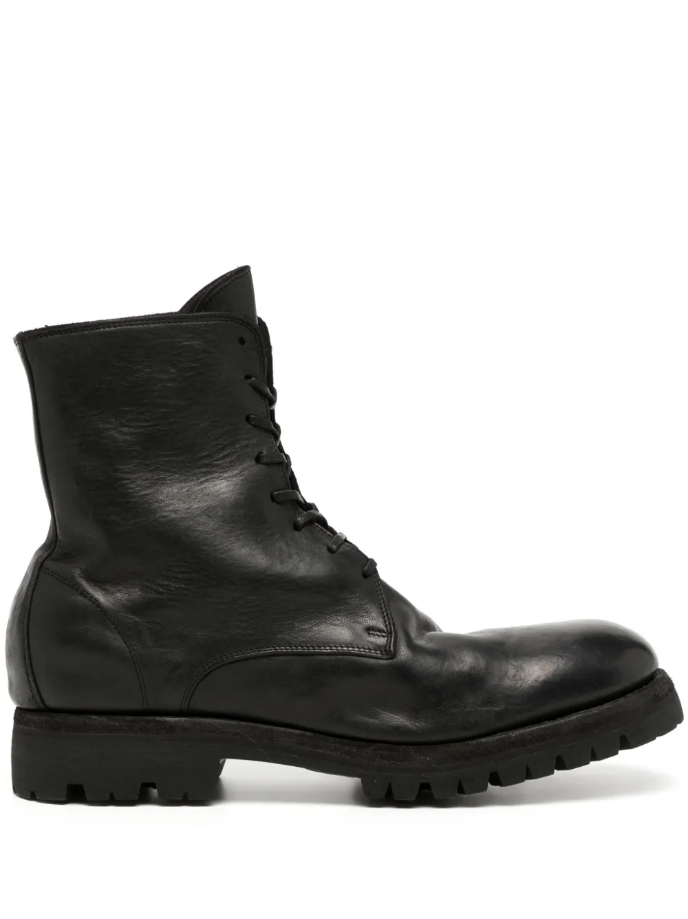 

Ботинки на шнуровке Guidi, черный