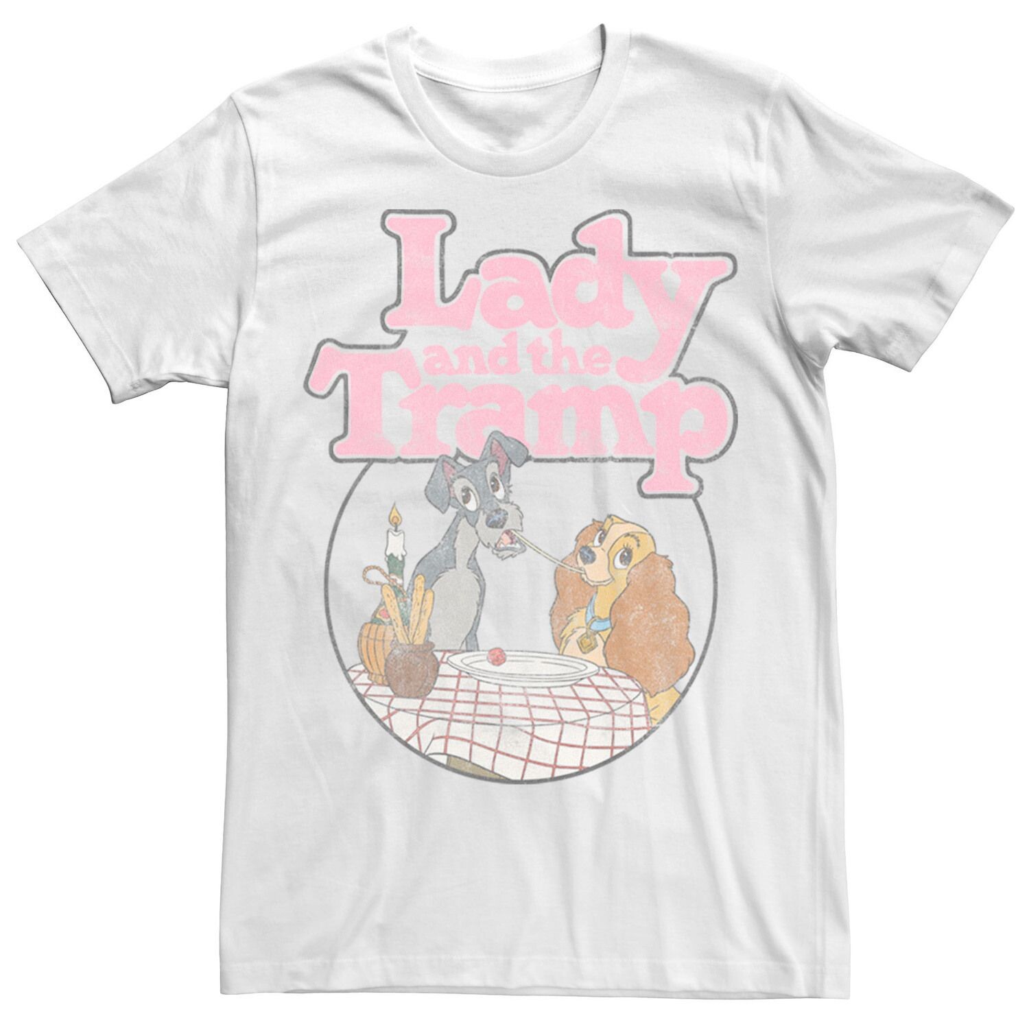 

Мужская футболка с логотипом Lady And The Tramp Disney