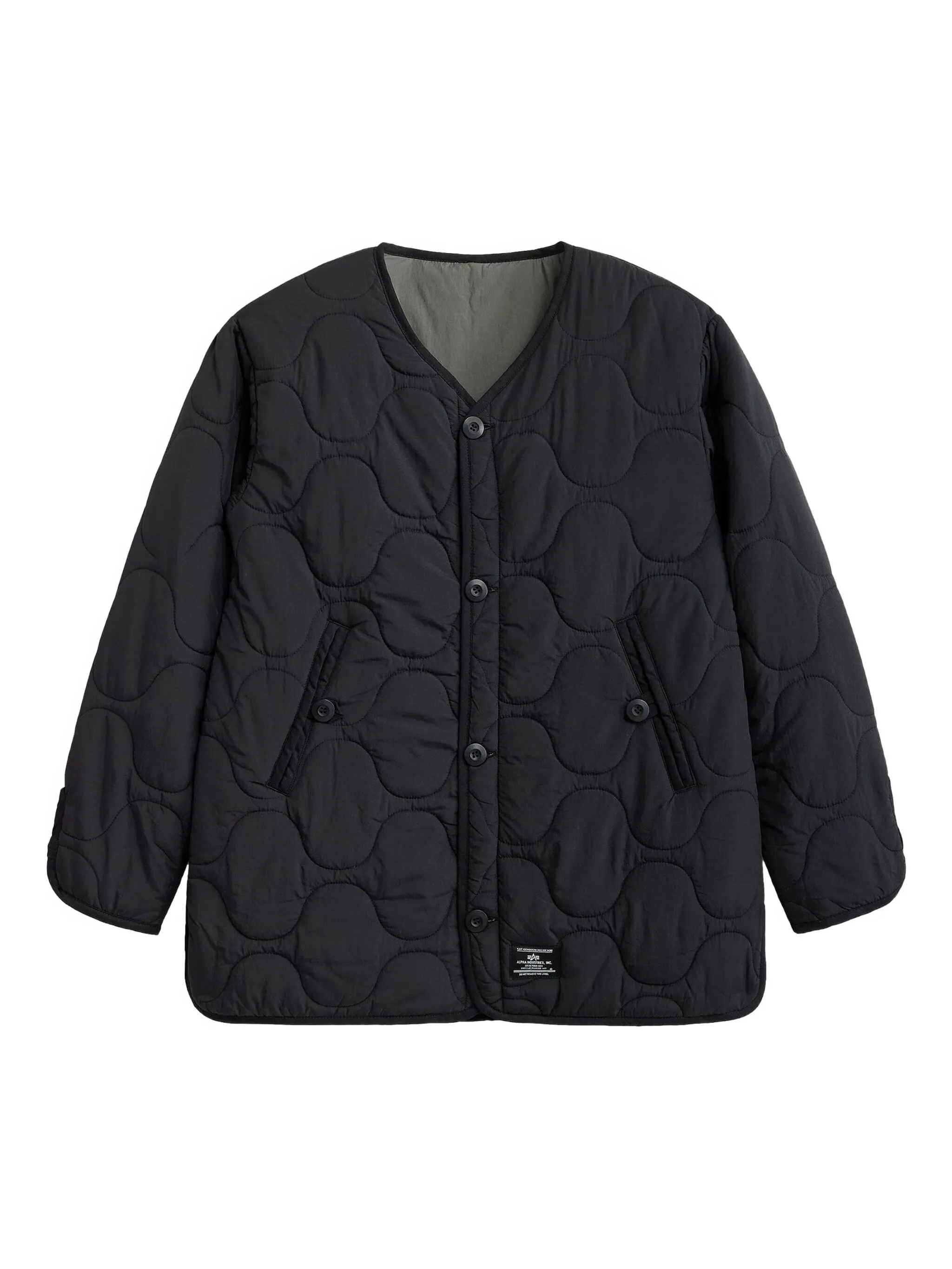 

Стеганая куртка с реверсивной подкладкой ALS / 92 Mod Alpha Industries, черный