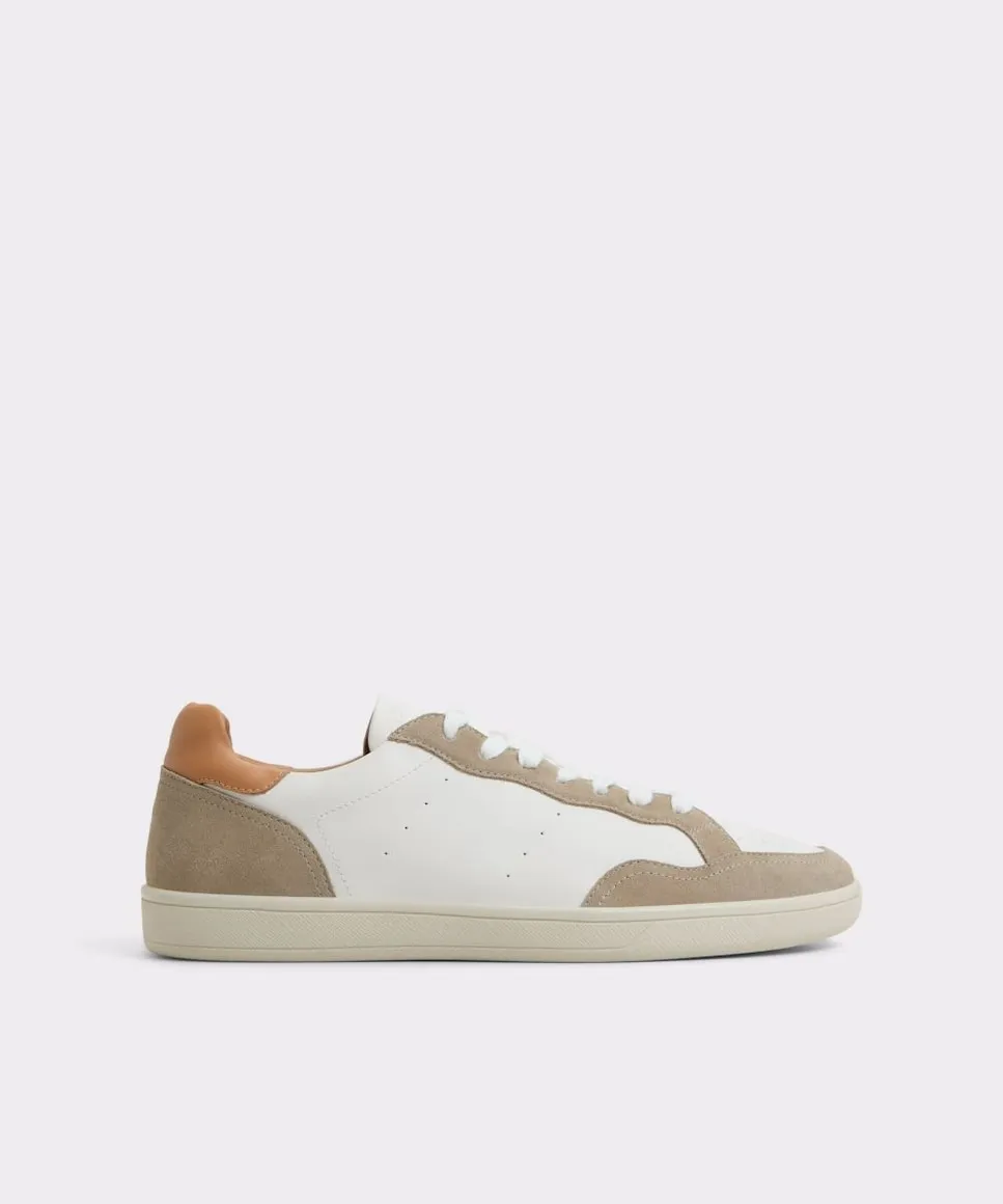

Мужские повседневные кожаные кроссовки с круглым носком Aldo, белый