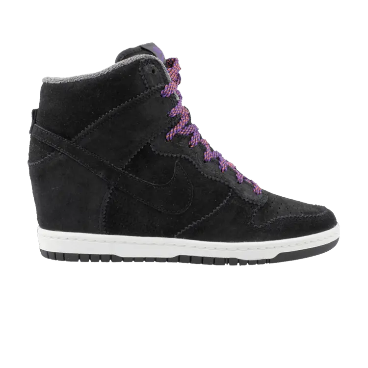 Кроссовки Nike Wmns Dunk Sky High, Black Court Purple