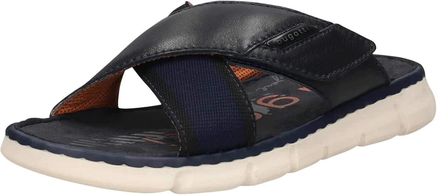 Мужские деловые ботинки Bugatti, мужские ботинки на шнуровке, Dark Blue Dark Blue 4141