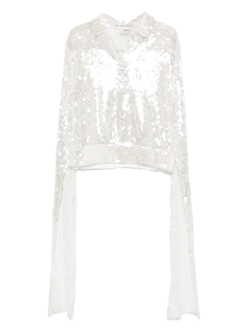 

Топ с пайетками COPERNI, белый