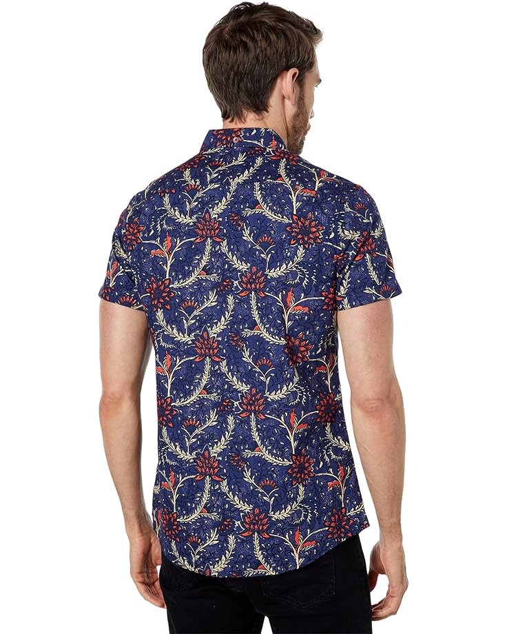 

Рубашка Scotch & Soda Printed Lightweight Short Sleeve Shirt, цвет Combo C